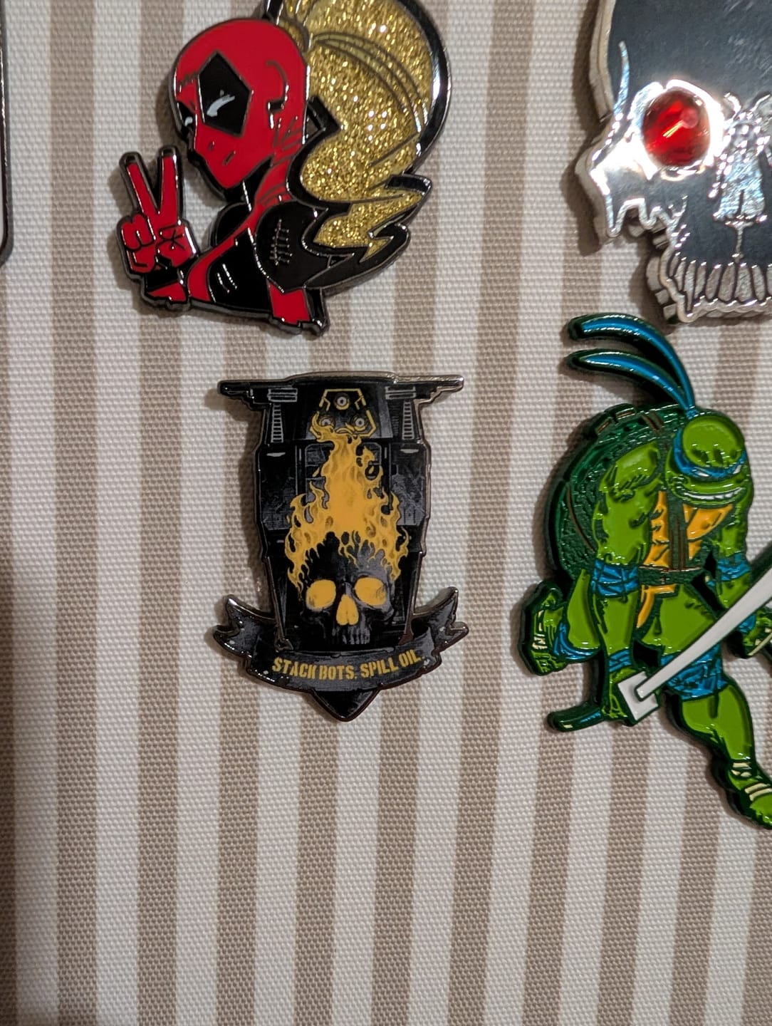 Customer photo review of Diving Into Hell Pin