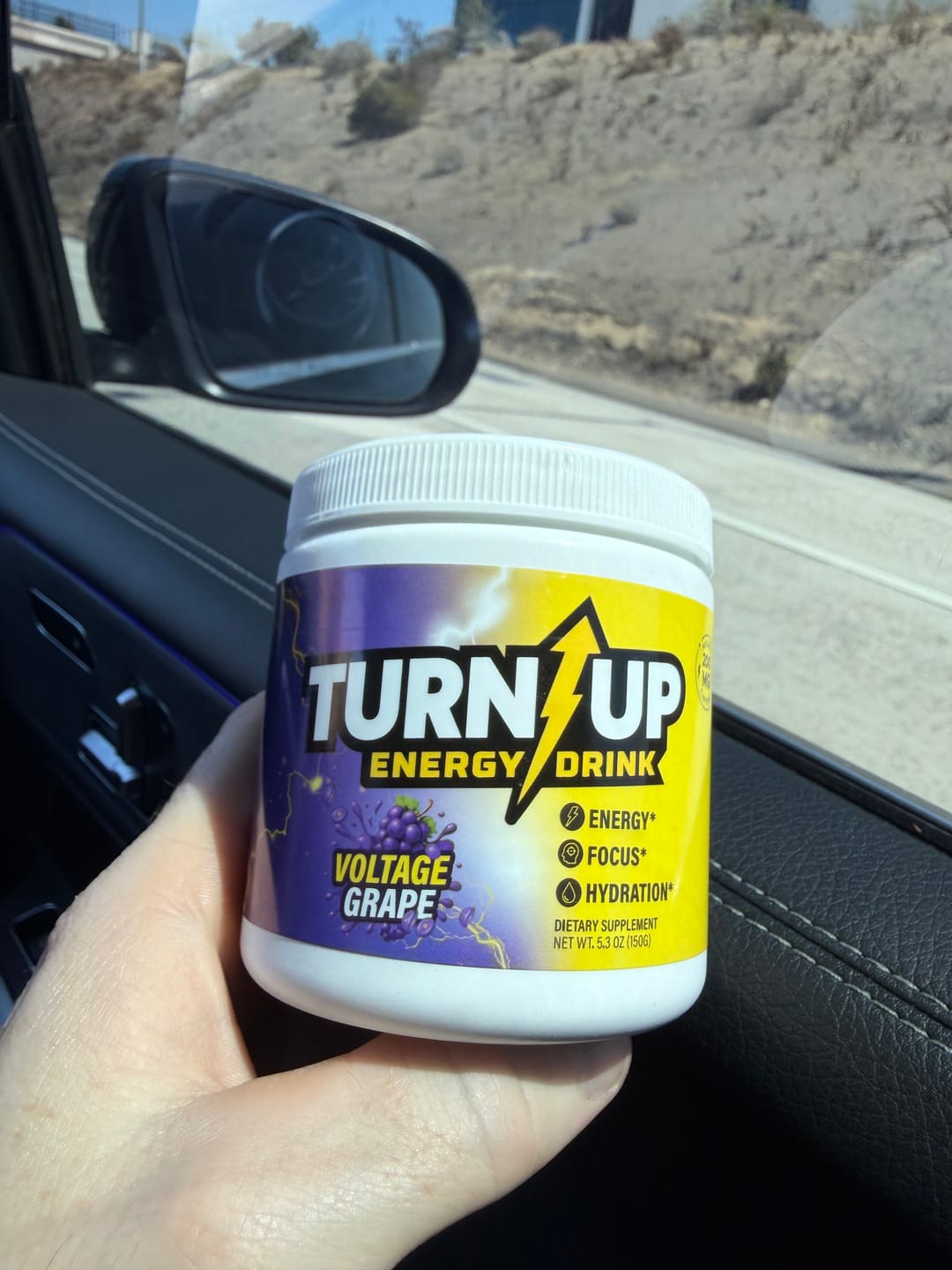 Customer photo review of Turn Up Energy Drink™  - Voltage Grape