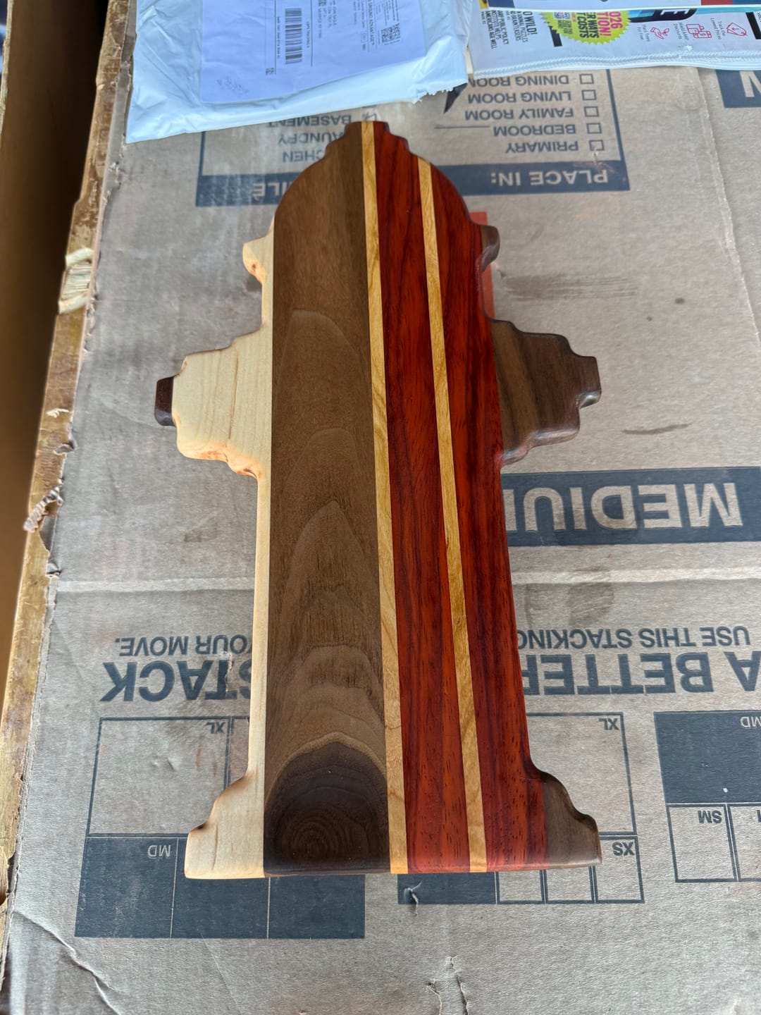 Customer photo review of Serving Board Pull Handle Drilling Jig