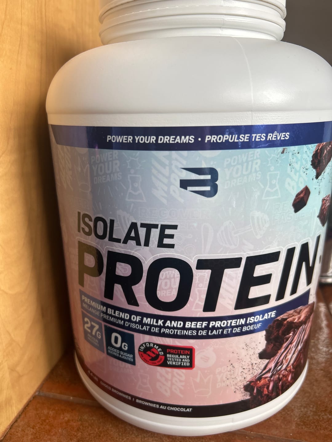 Customer photo review of Isolate Protein