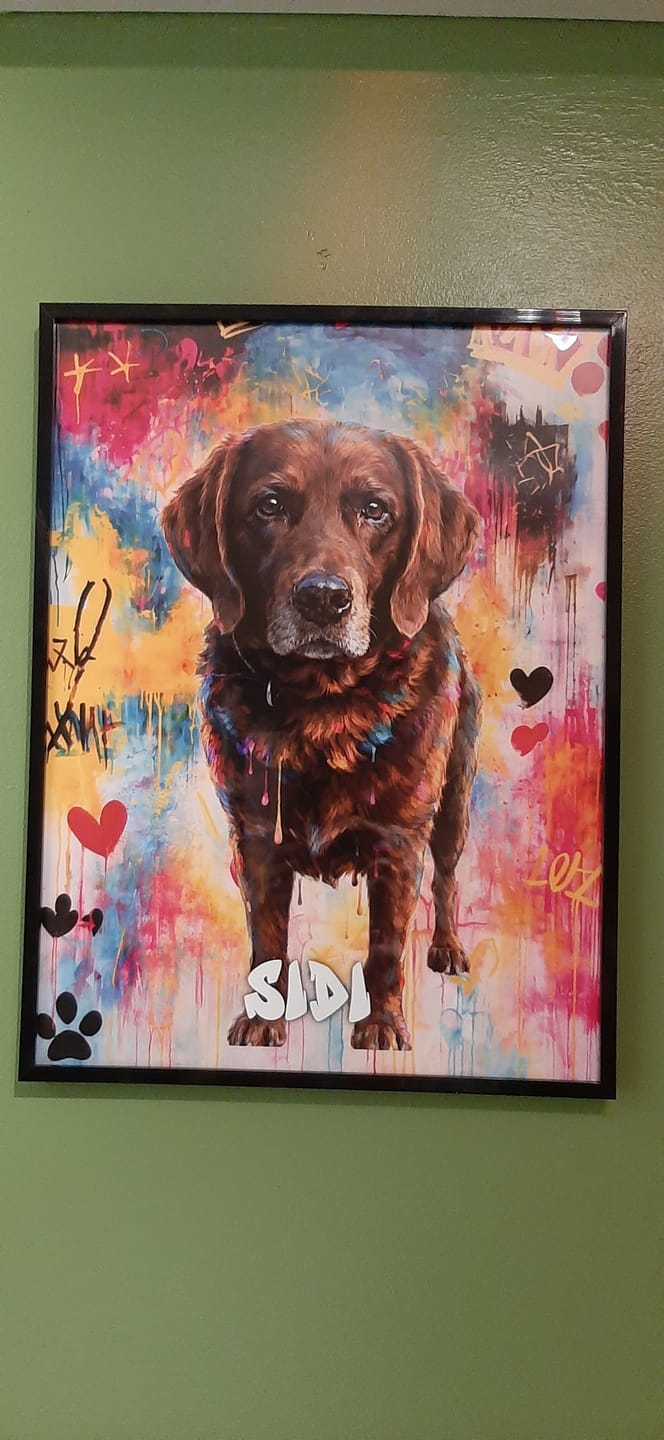 Customer photo review of Le graffiti - Poster personnalisé
