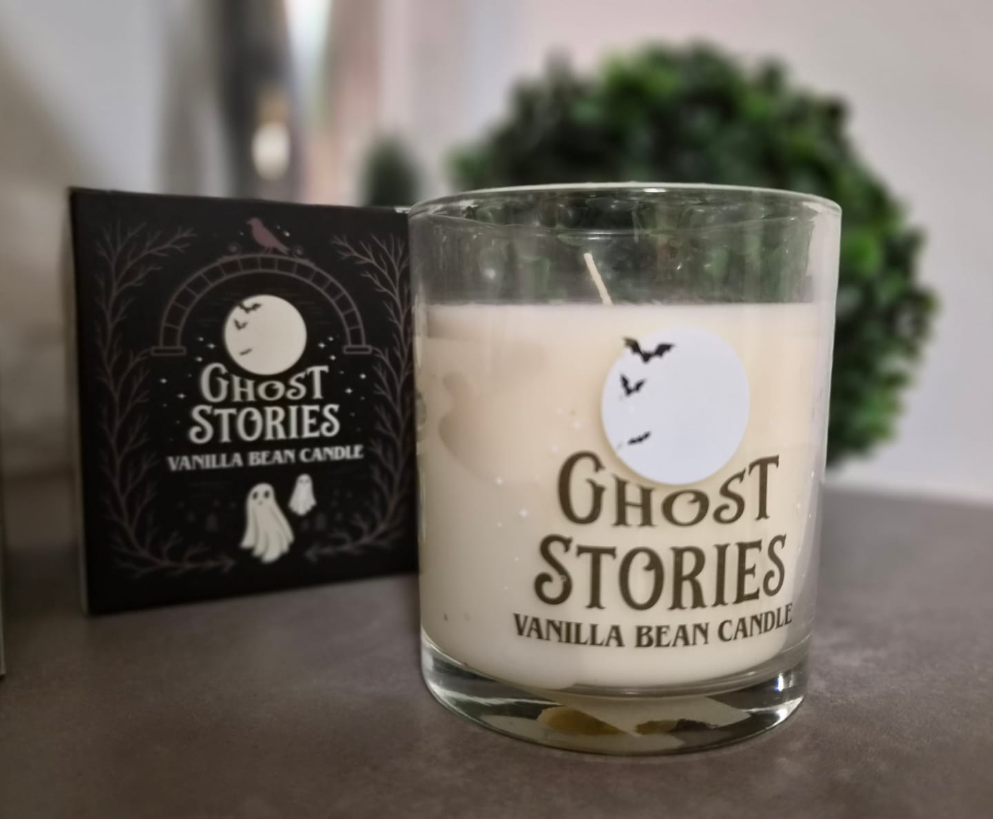 Customer photo review of Spooky Duftkerze „Ghost Stories“ – Summerween Kerze im Glas