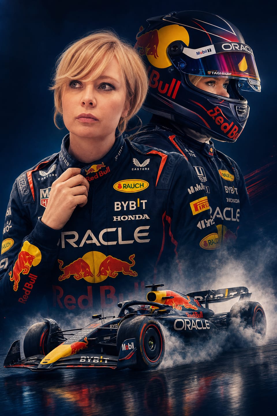 Customer photo review of Custom F1 Racing Portrait