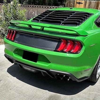 Customer photo review of Ford Pre-Preg Carbon Fiber Rear Bootlid Trunk Trim for Mustang 2015-2023
