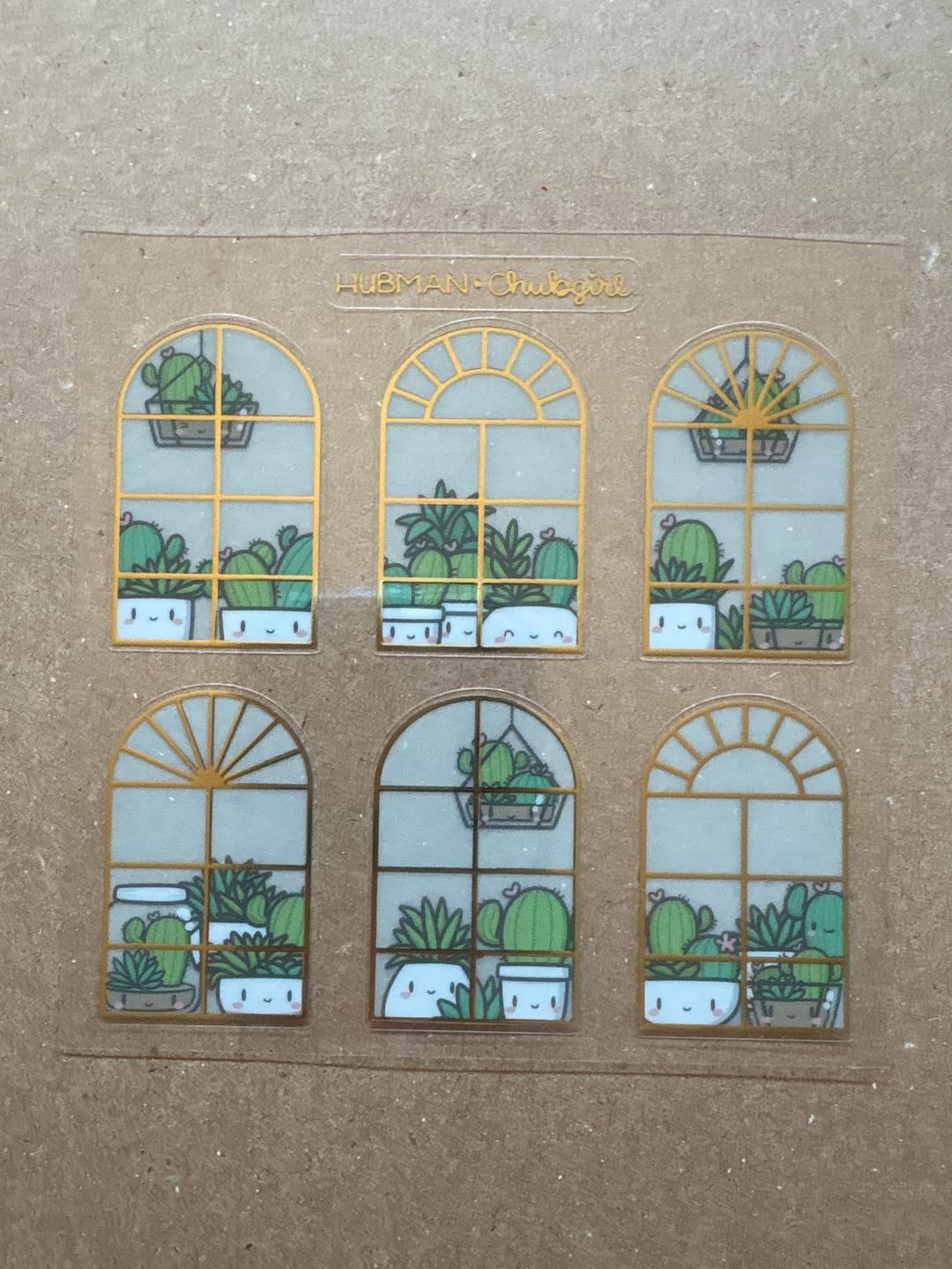 Customer photo review of Cozy Plants Variety Sticker Pack