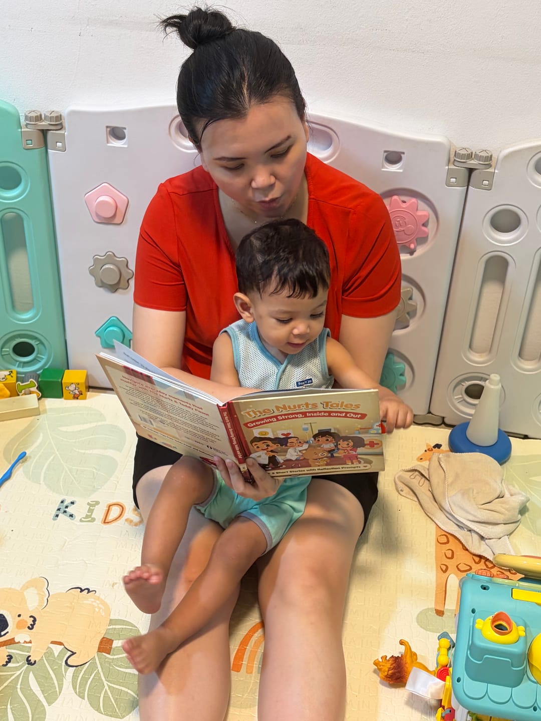 Customer photo review of The Nurts Tales: Growing Strong, Inside and Out