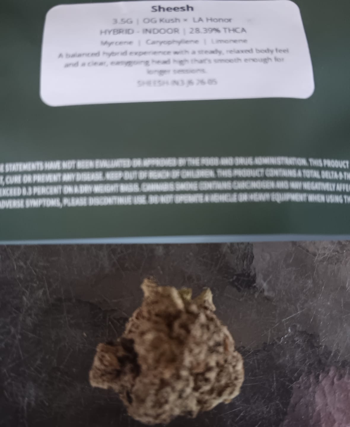 Customer photo review of Sheesh