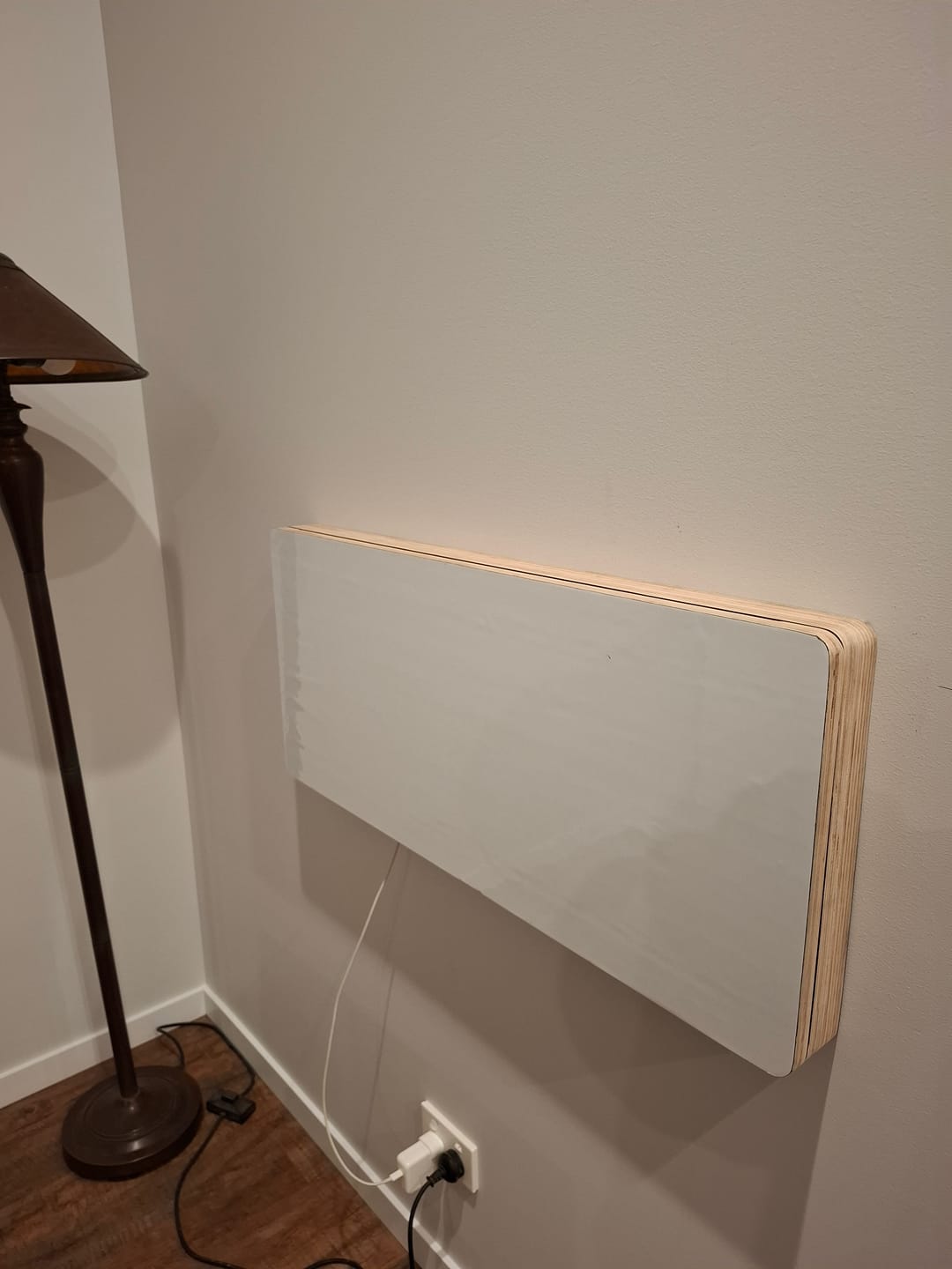Customer photo review of Wall Mounted Foldaway Murphy Desk