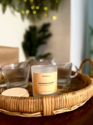 Customer photo review of Morning Burst Candle