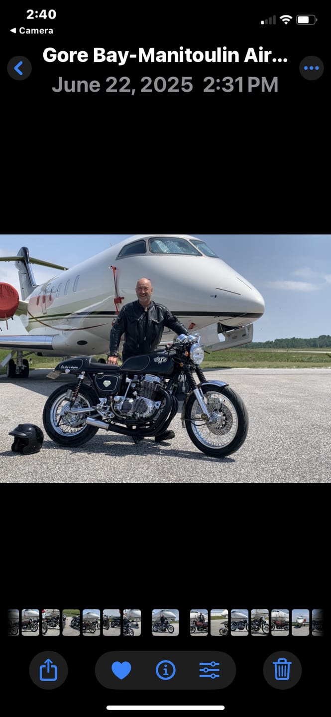 Customer photo review of 1975-76 Honda CB750 / CB550 Fuel Petcock ~ Replaces 16950-341-671
