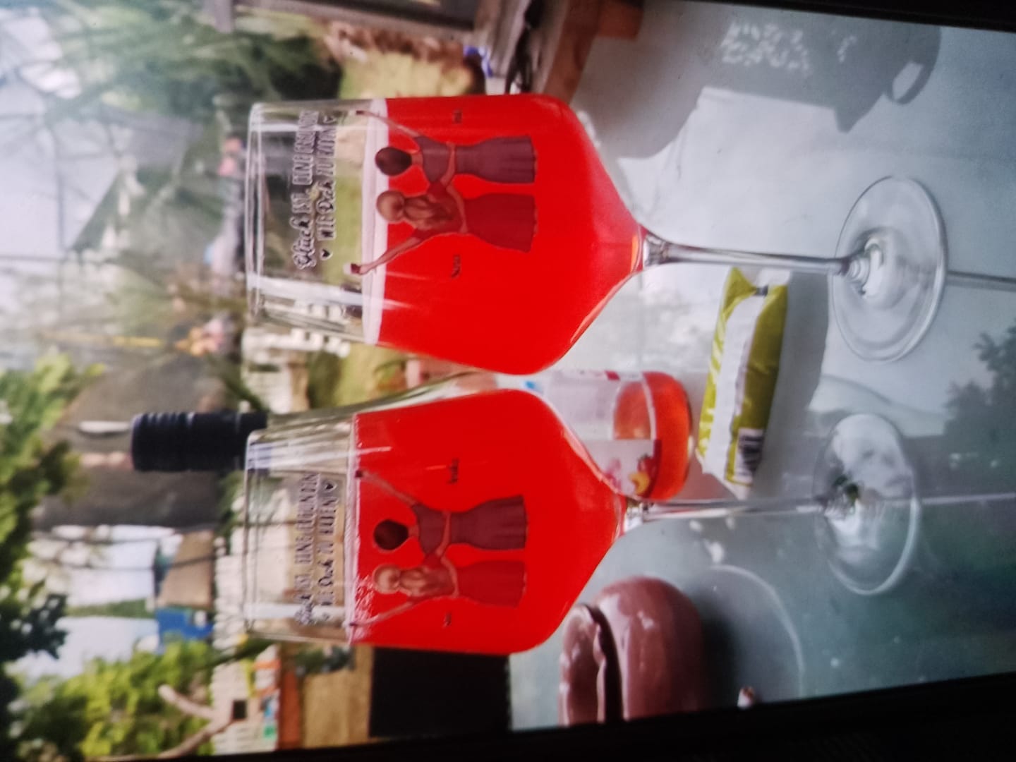 Customer photo review of Weinglas - Geschenkverpackung