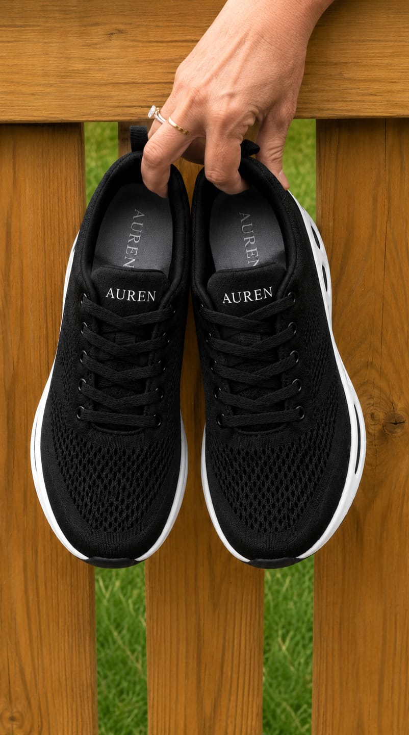 Customer photo review of AUREN™ Orthopedic Slip-On Walking Sneakers with 4-Layer Orthotic Insole