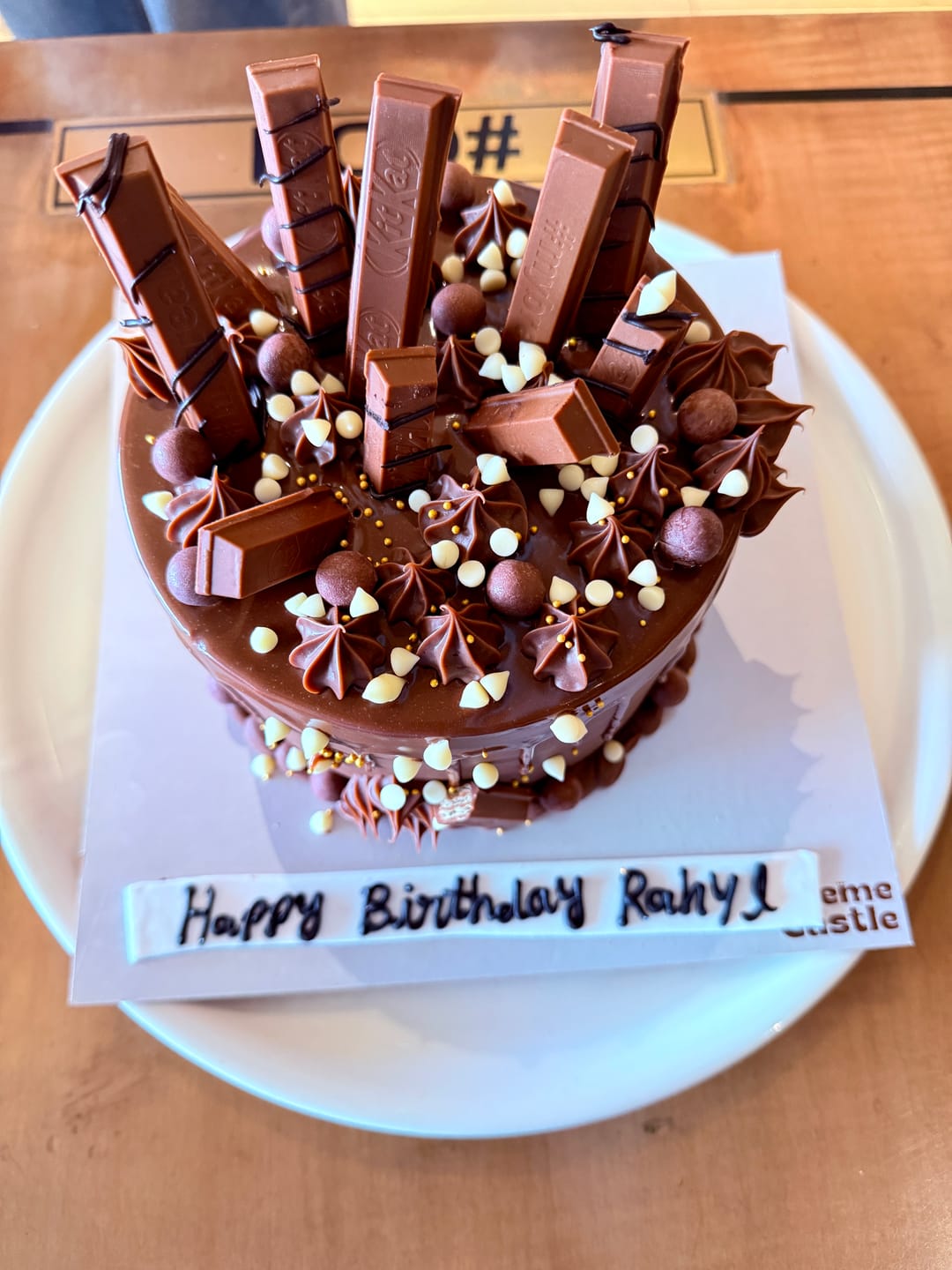 Customer photo review of Chocolate Sin Drippy Cake