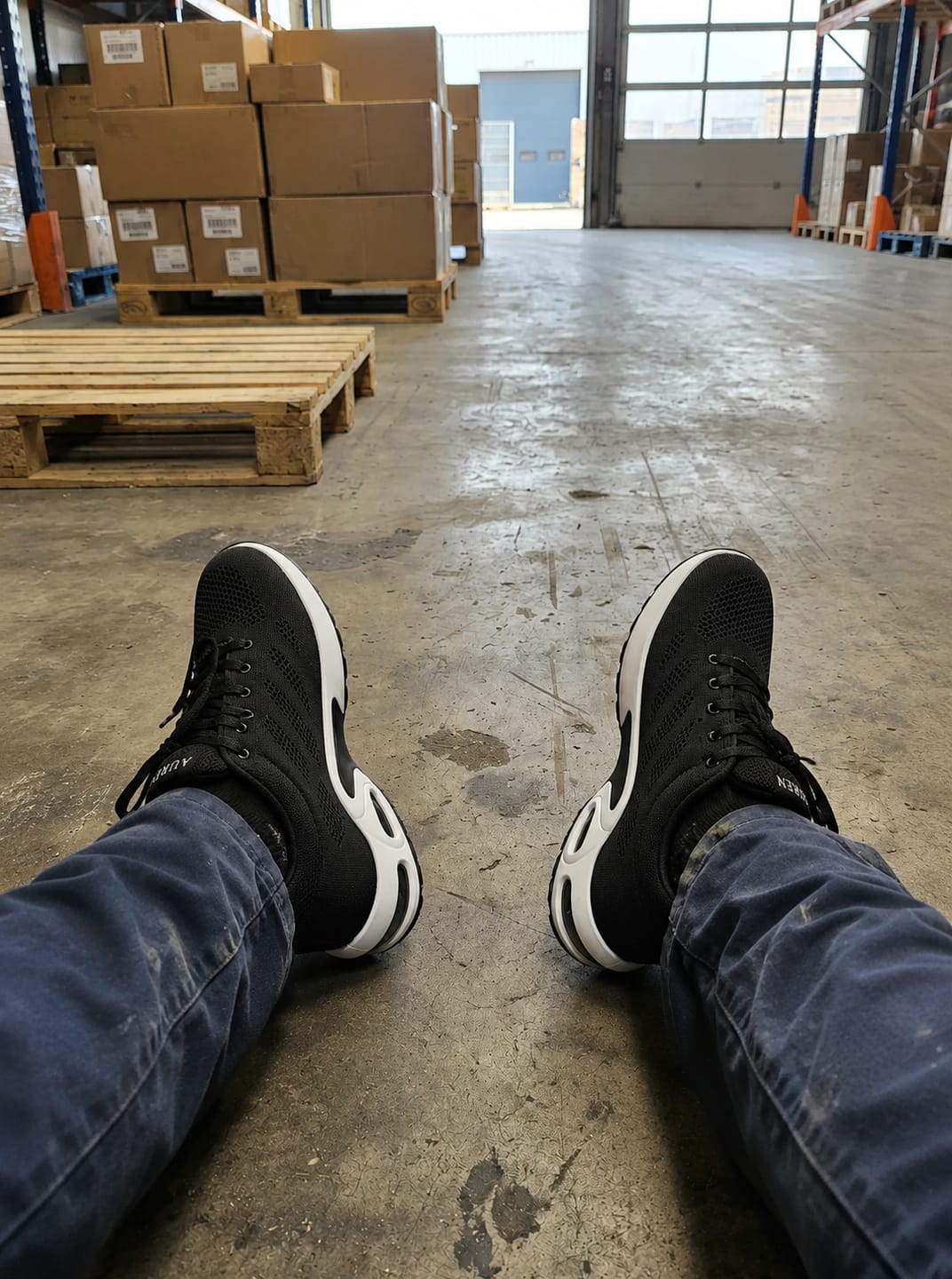 Customer photo review of AUREN™ Orthopedic Slip-On Walking Sneakers with 4-Layer Orthotic Insole
