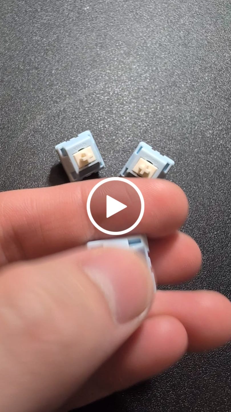 Customer video review of HMX Yogurt S Linear Switch Factory Lubed (10PCS)