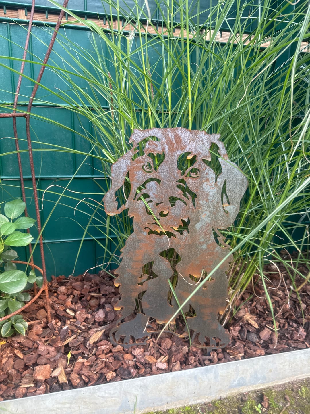 Customer photo review of Gartenstecker Rauhaardackel