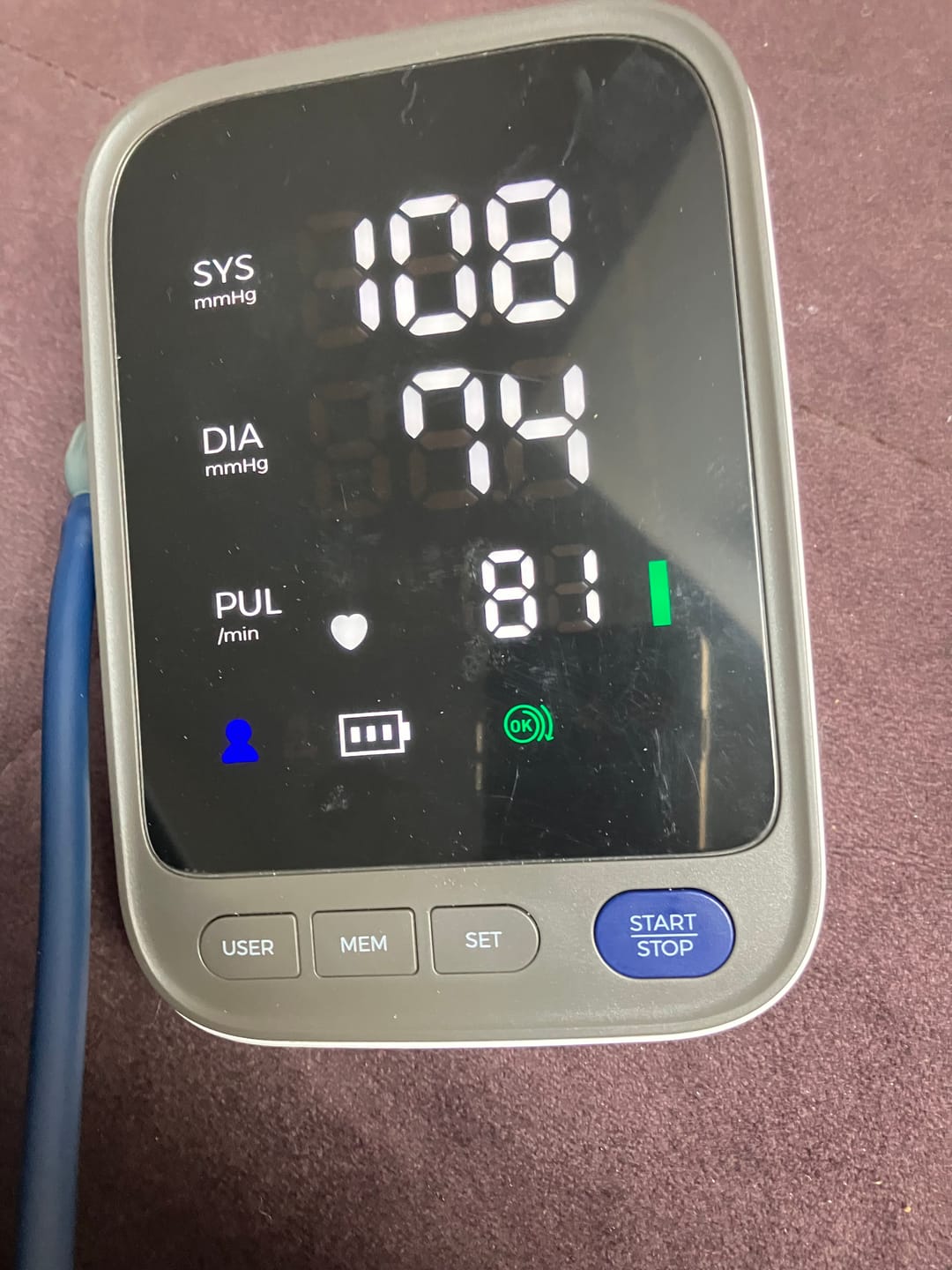 Customer photo review of Blutdruckmessgerät V8 Ultra – Next-Gen Präzisionssensor für klinisch genaue Messungen