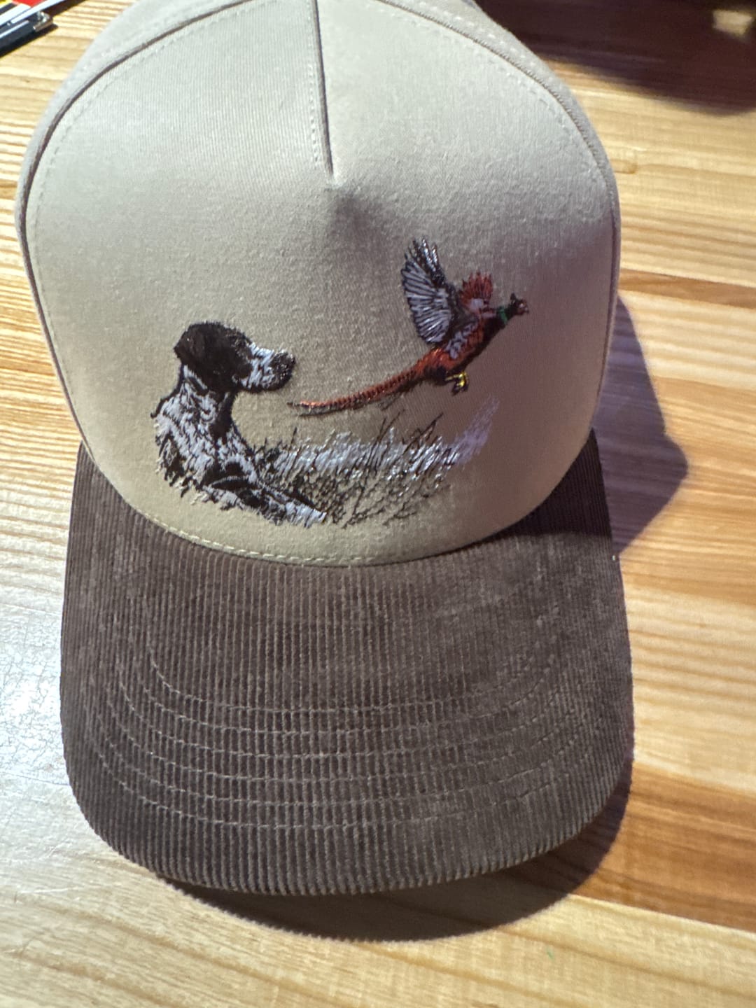 Customer photo review of Upland Corduroy Brim Hat