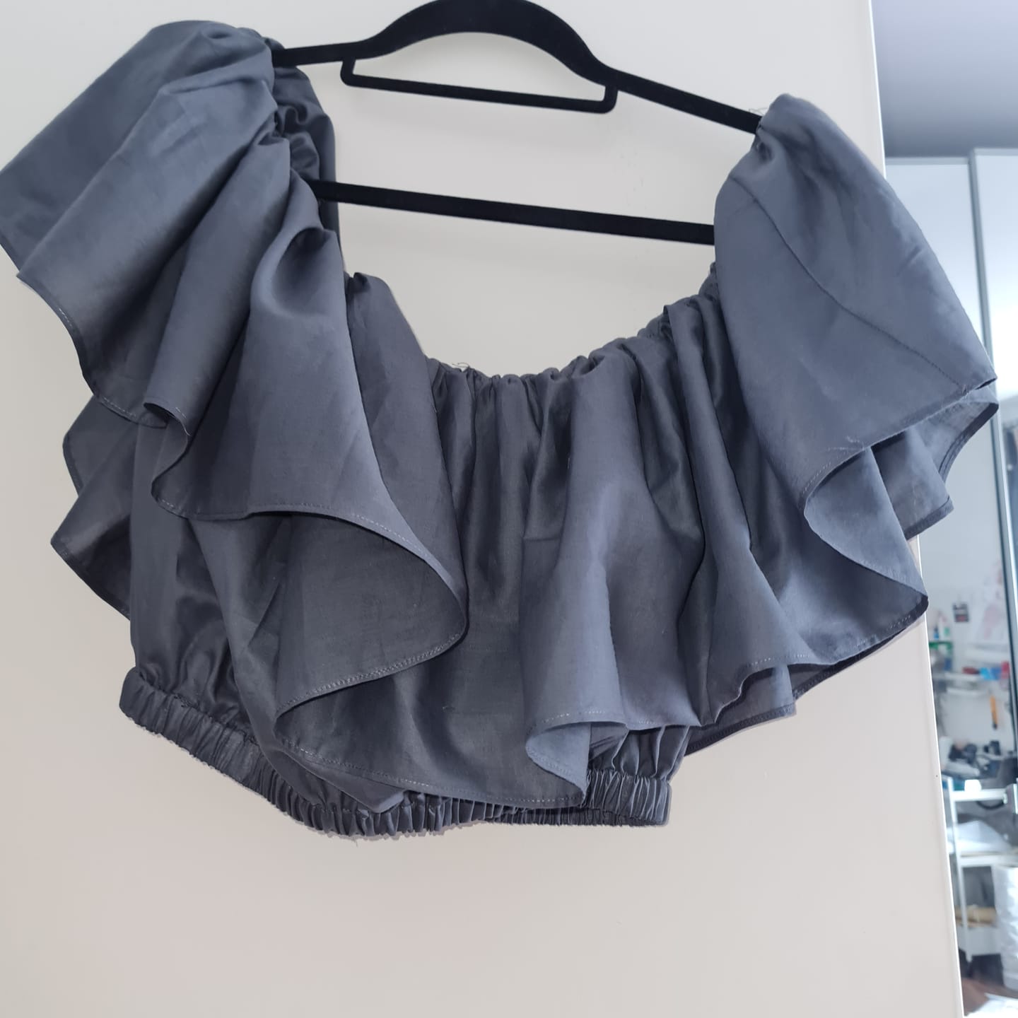 Customer photo review of Plain 100% Cotton Lawn Fabric