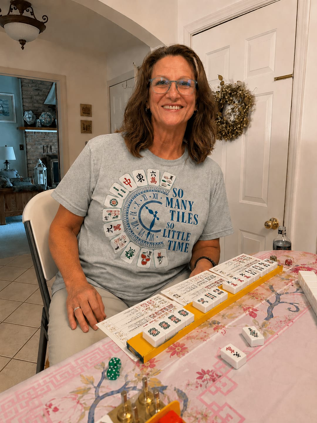 Customer photo review of So Many Tiles So Little Time T-shirt