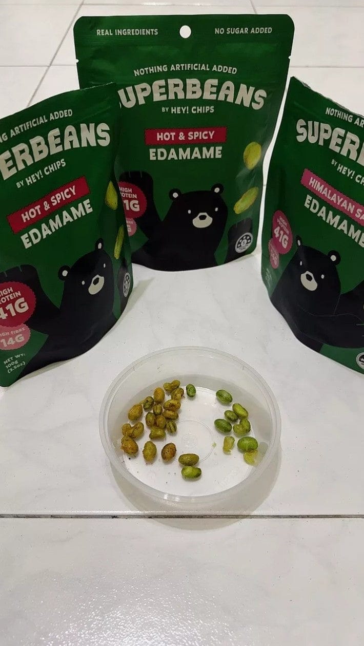 Customer photo review of Edamame Hot & Spicy (100g)