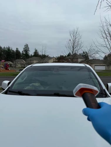 Customer photo review of Automotive Handheld Oil Film Cream