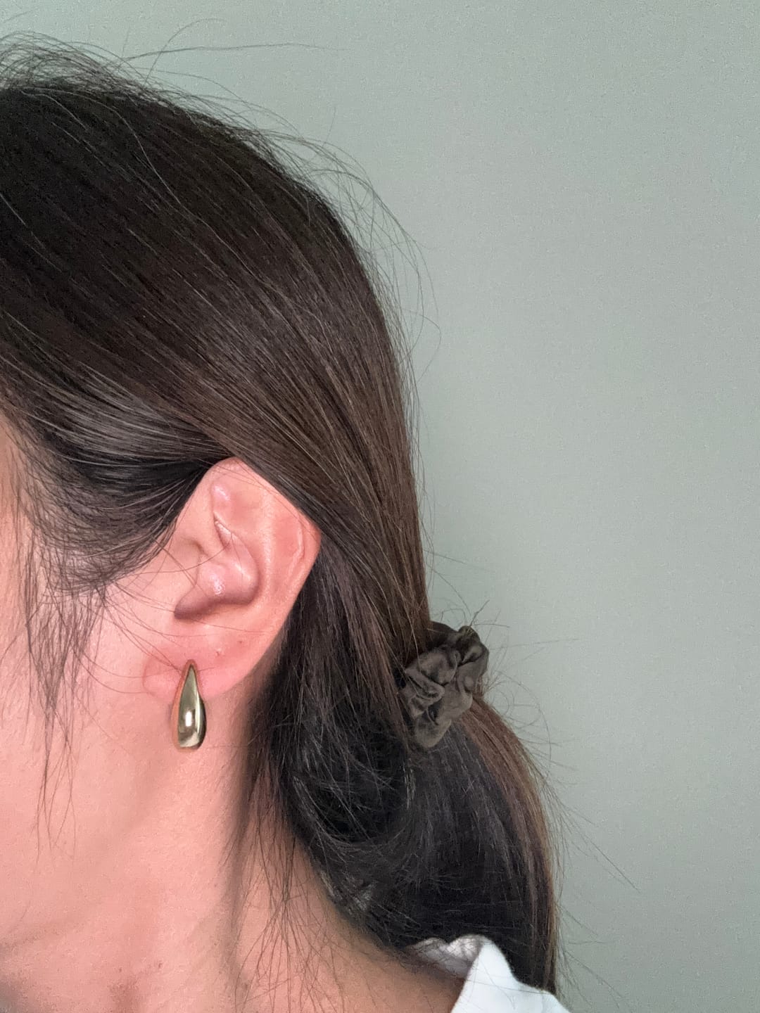 Customer photo review of Curved Midi Hoops