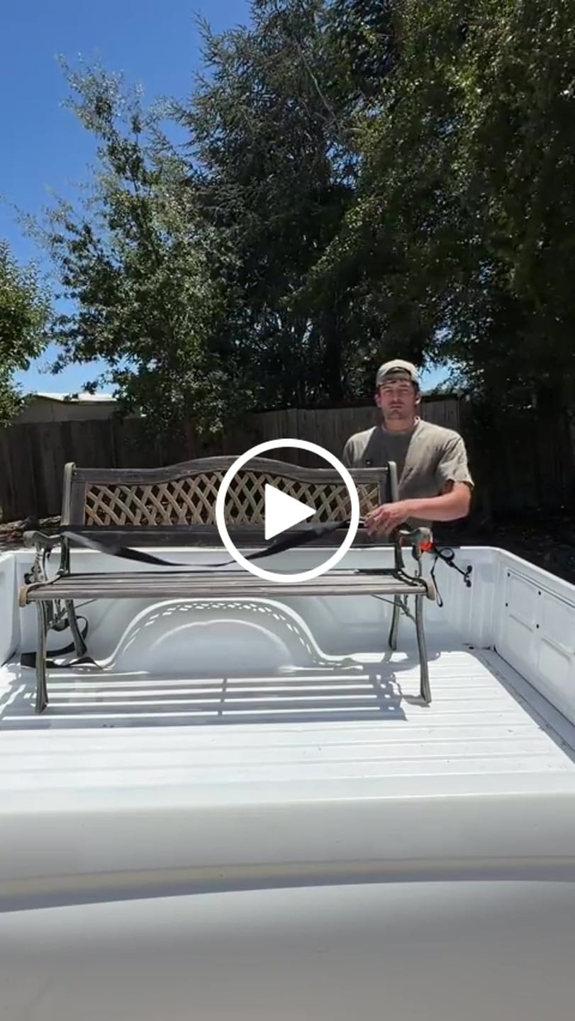 Customer video review of TorkStrap HD750 | 14'x1.5'' Spring Loaded Tie Down Straps - 2250lb Max Load