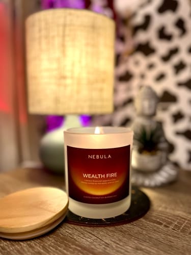 Customer photo review of Wealth Fire Candle