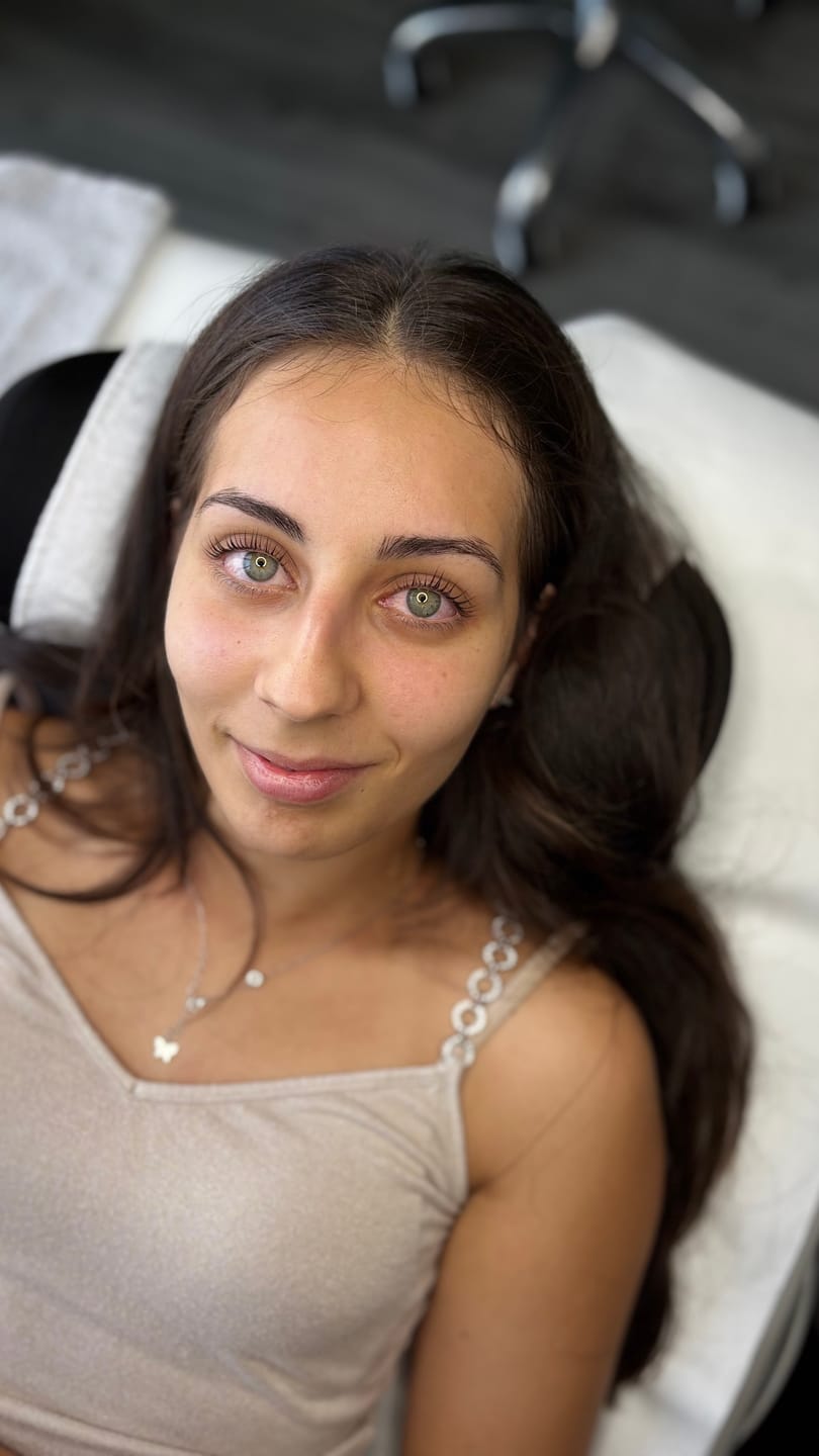 Customer photo review of Pure Care Lash & Brow Lift Pack