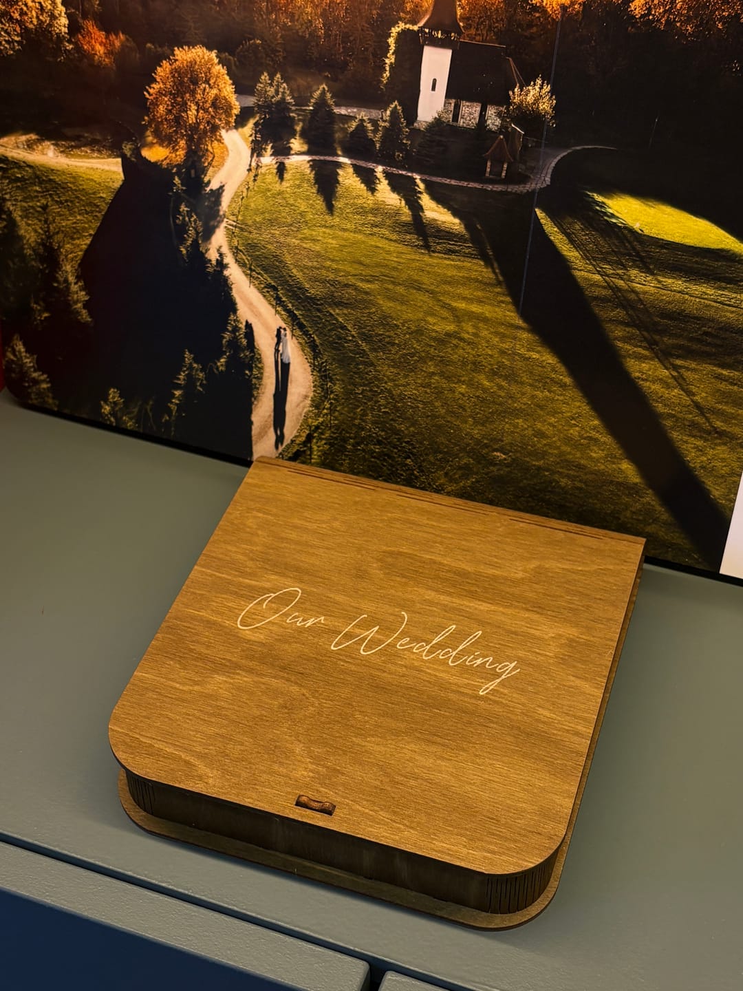 Customer photo review of 4 x 6 yoga square  photo box + compartment