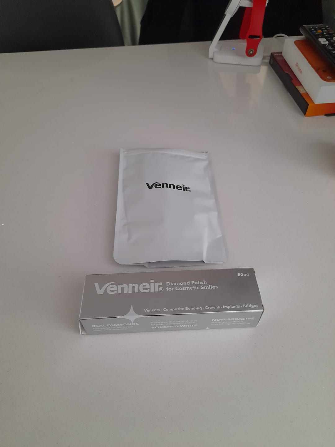Customer photo review of Whitening Gel Syringe 3 Pack (15ml)