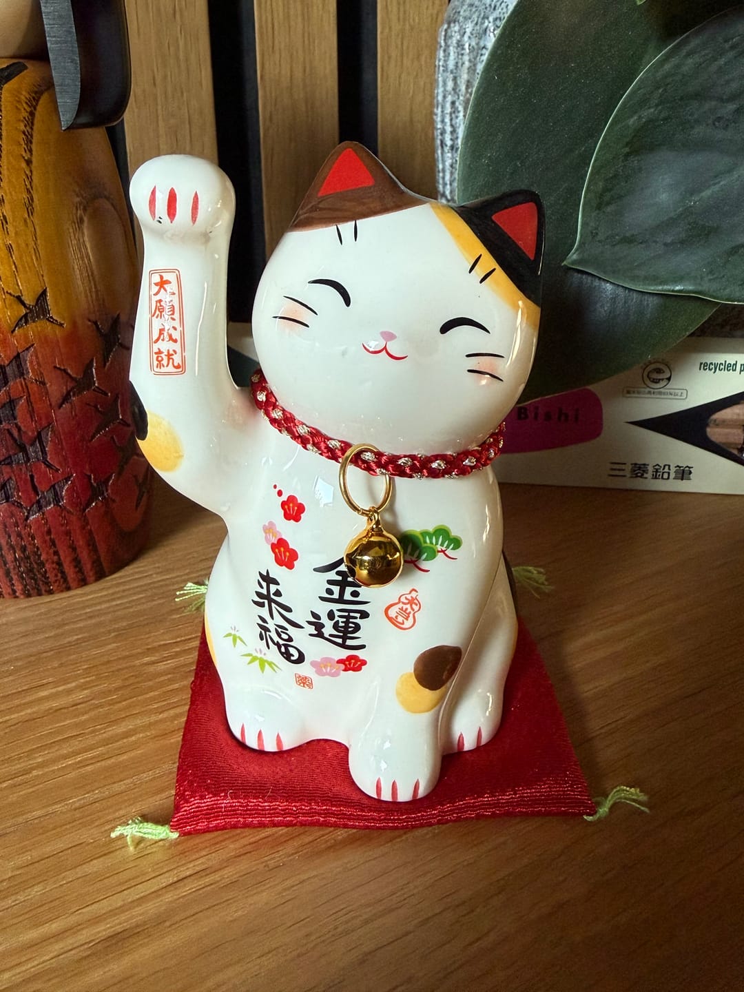 Customer photo review of Maneki Neko z Uniesioną Prawą Łapą