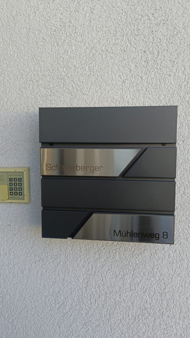 Customer photo review of Absenkautomatik für Briefkastendeckel