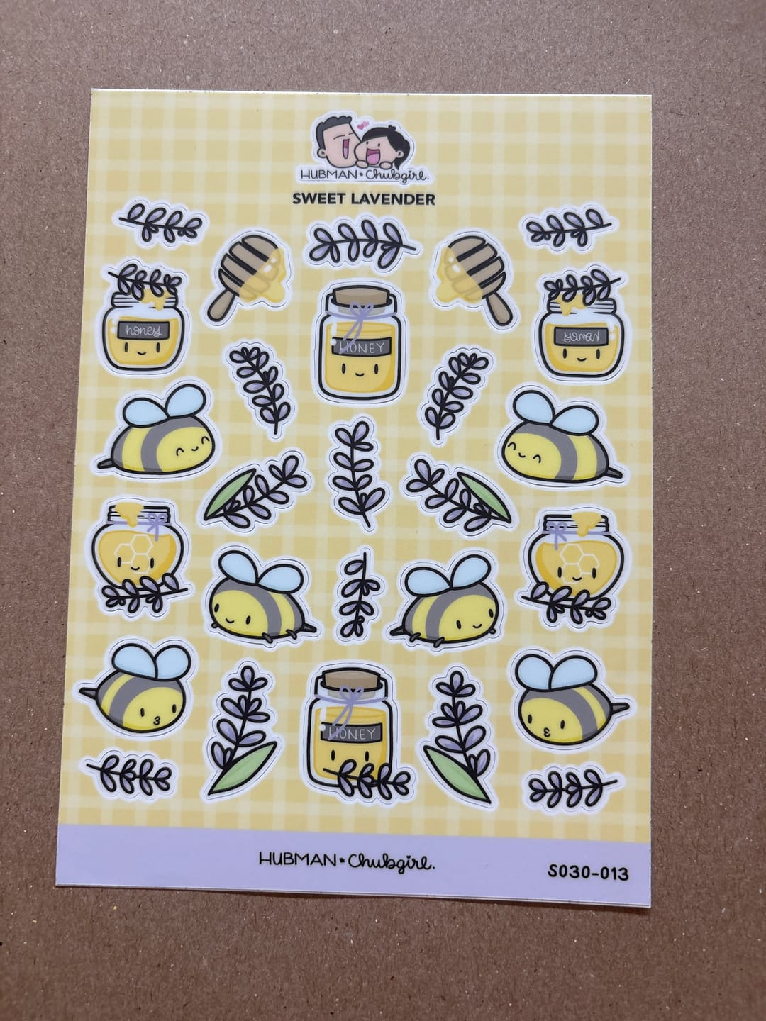Customer photo review of Sticker Sheet - Sweet Lavender