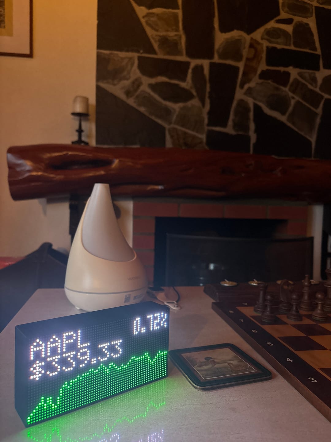 Customer photo review of Ticker Box Display