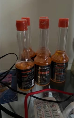 Customer photo review of QIFOR Glass Cleaner Powerful Stain Remover