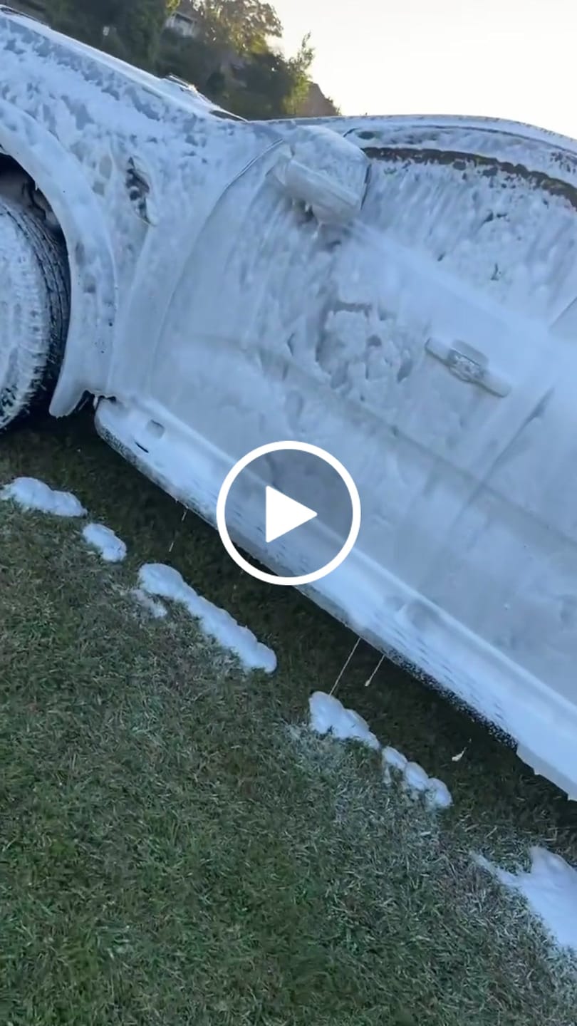 Customer video review of Snow Foam Cannon