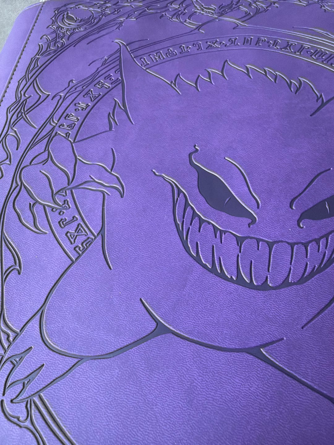 Customer photo review of Purple Evil - Toploader Trading Card Binder