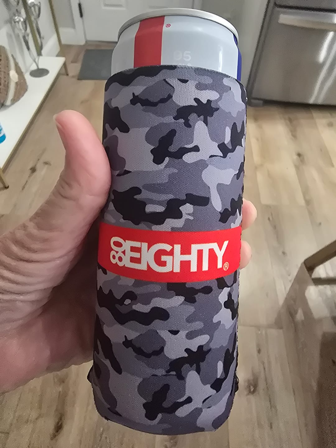 Customer photo review of 80Eighty® Camo Slim Koozie