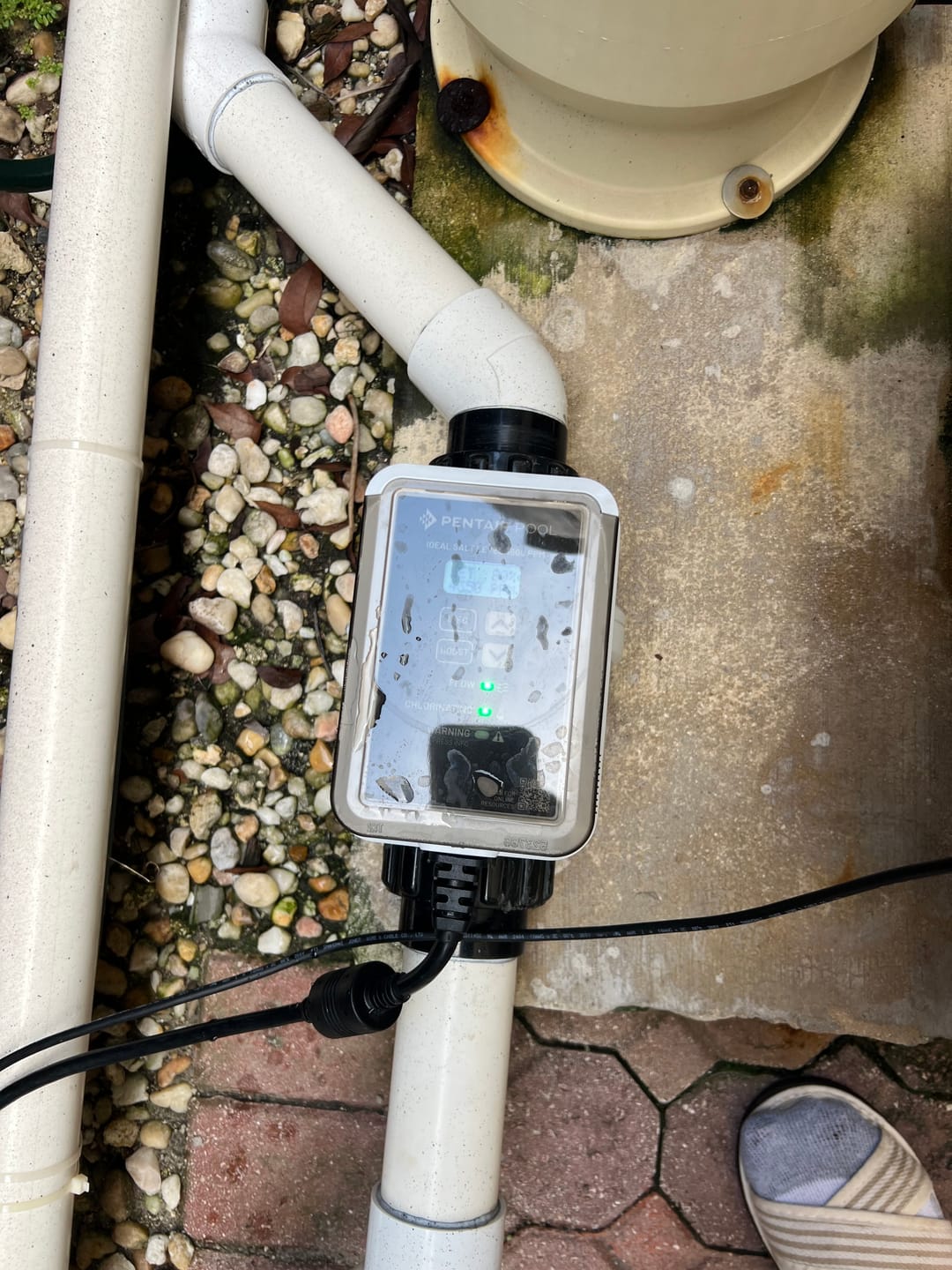 Customer photo review of Pentair IntelliChlor® Plus30 Salt Chlorine Generator Cell | 523730