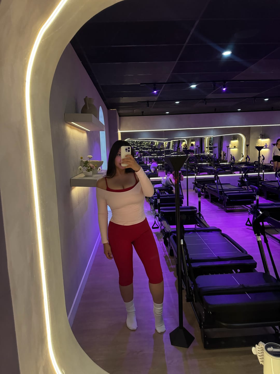 Customer photo review of The Micro Capri Scarlet