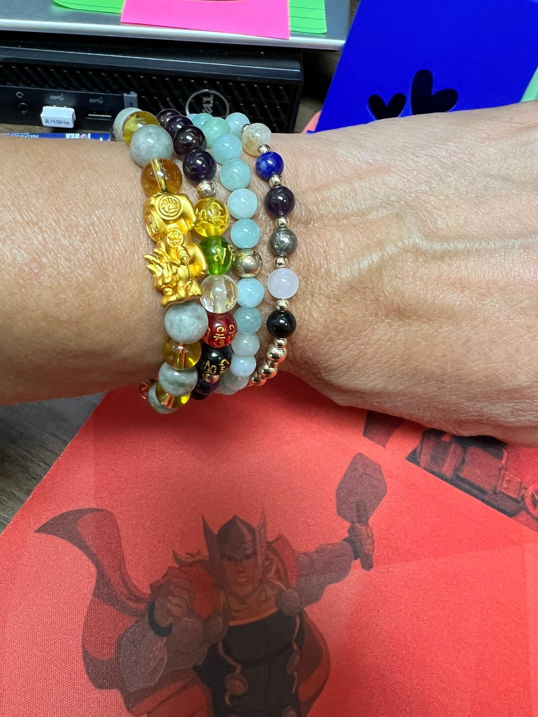 Customer photo review of Lion's Gate 8/8 Mega Money and Romance REAL Gold Bracelet
