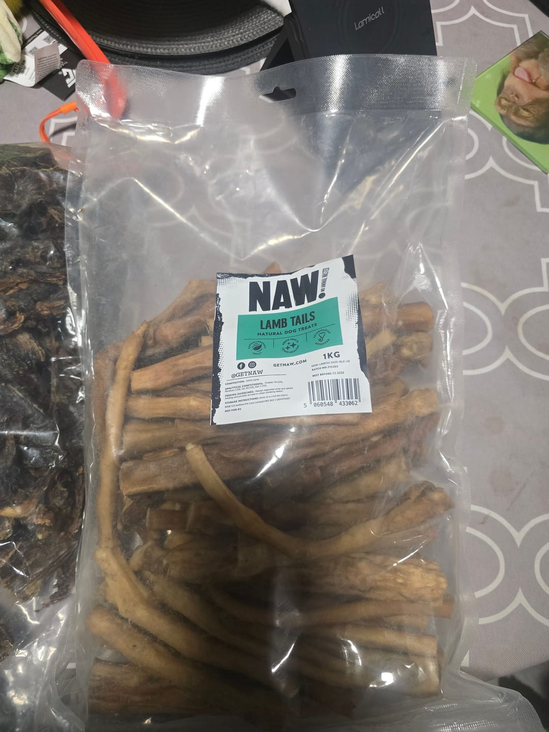 Customer photo review of Lamb Tails (1kg)