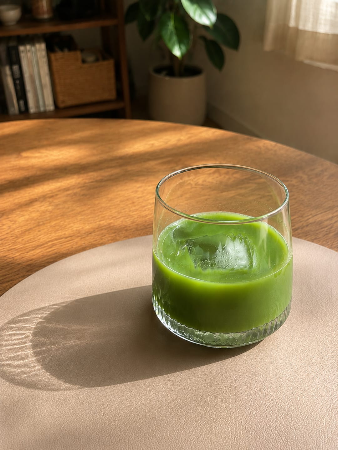 Master Collection matcha prepared as usucha in a glass.