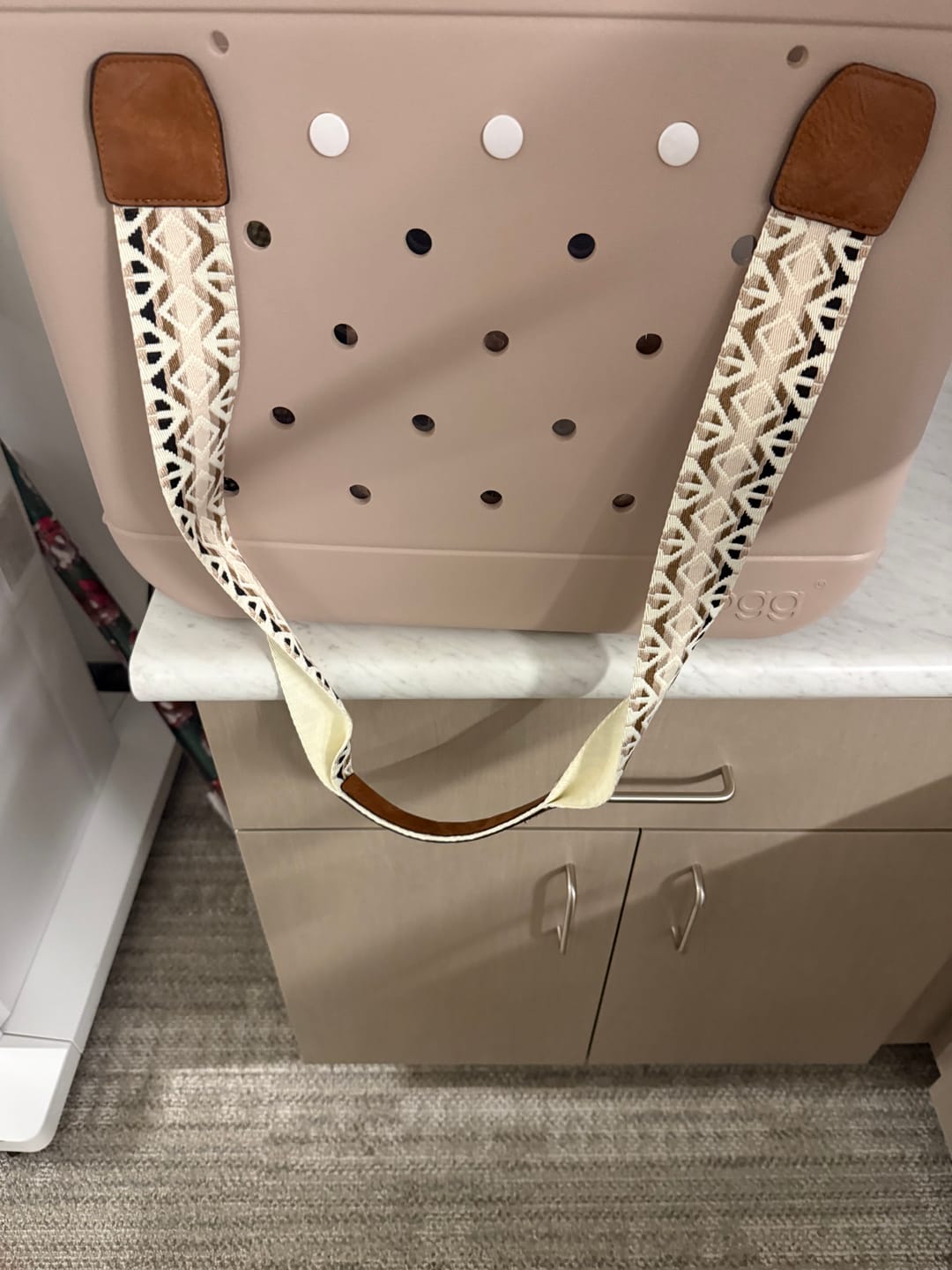 Customer photo review of Long Boho Guitar Strap for Versa