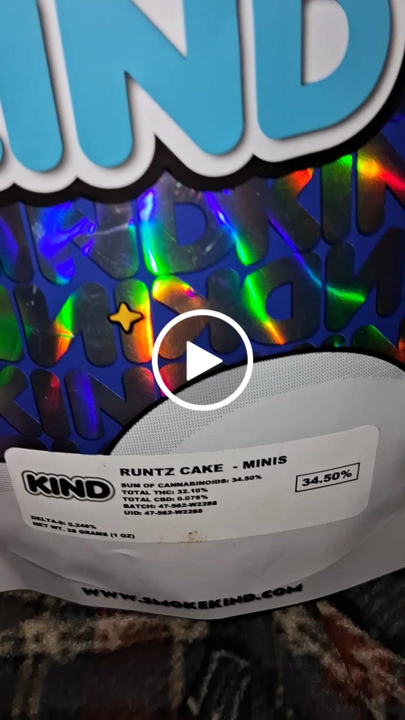 Customer video review of Runtz Cake - Minis - 28 Grams - Hybrid
