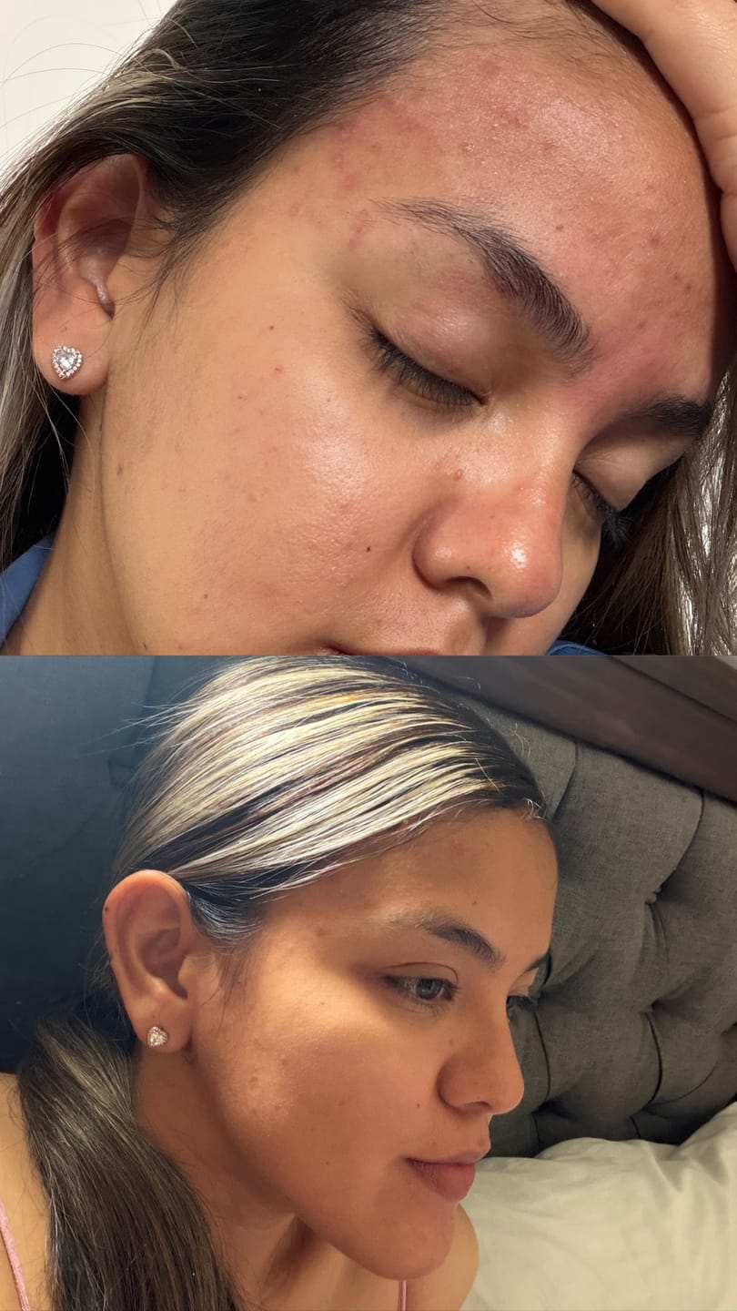 Customer photo review of Face Cleansing Cream Wash