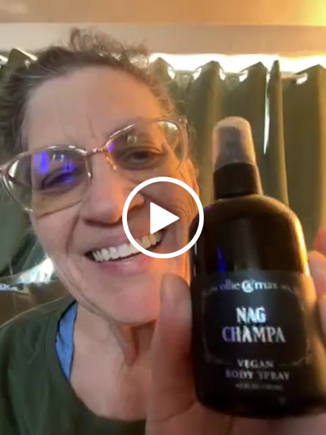Customer video review of Nag Champa Body Spray