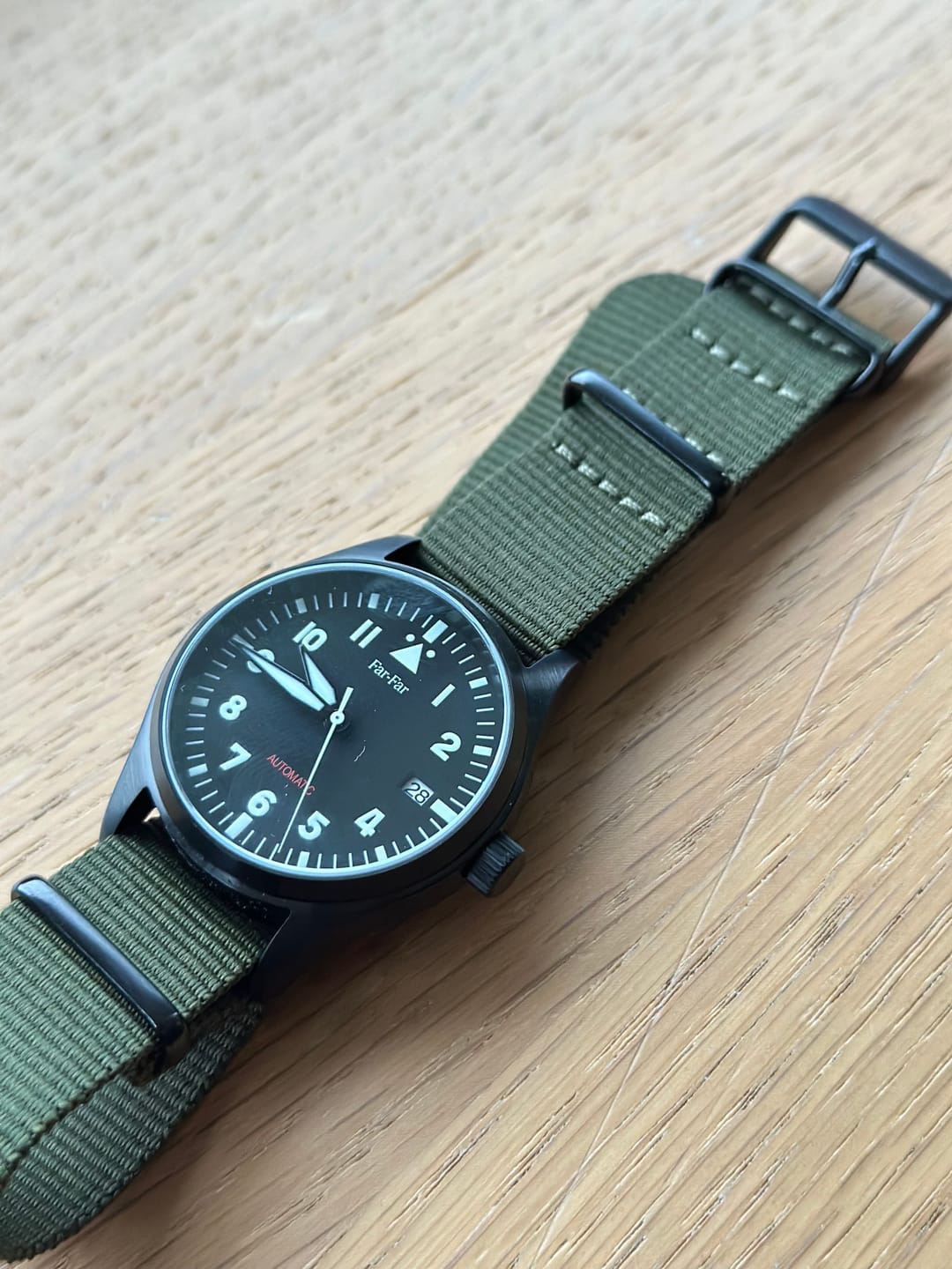 Customer photo review of Far-Far Pilot Helsort Automatisk